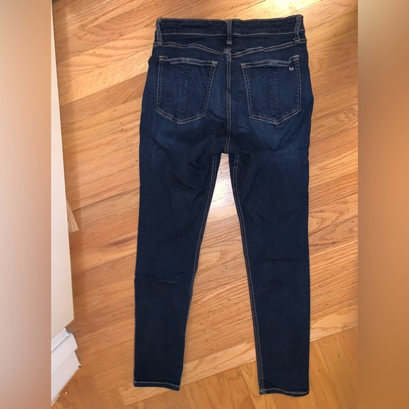 Dark blue rag and bone skinny jeans, like new - Picture 2 of 3